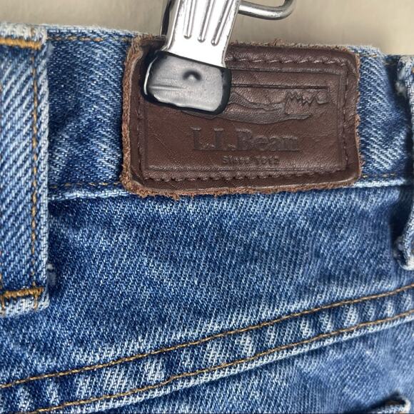 L.L. Bean Vintage Plaid Lined Classic Fit Denim Jeans Women’s Size 34 X 29 - Picture 10 of 13